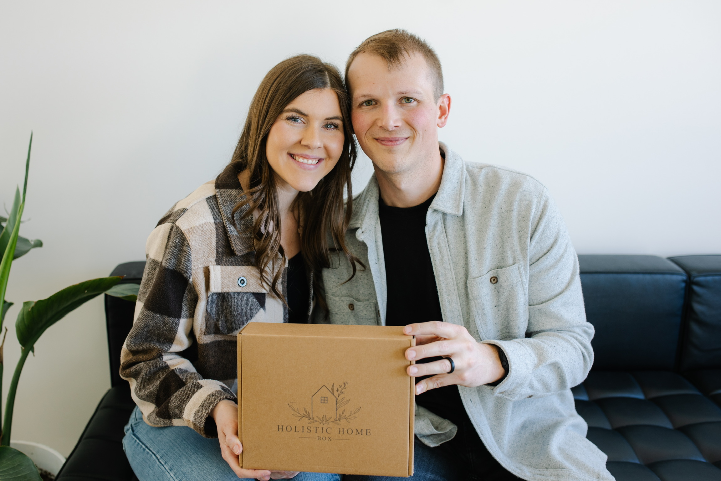 Tyler and Holli, founders of Holistic Home Box
